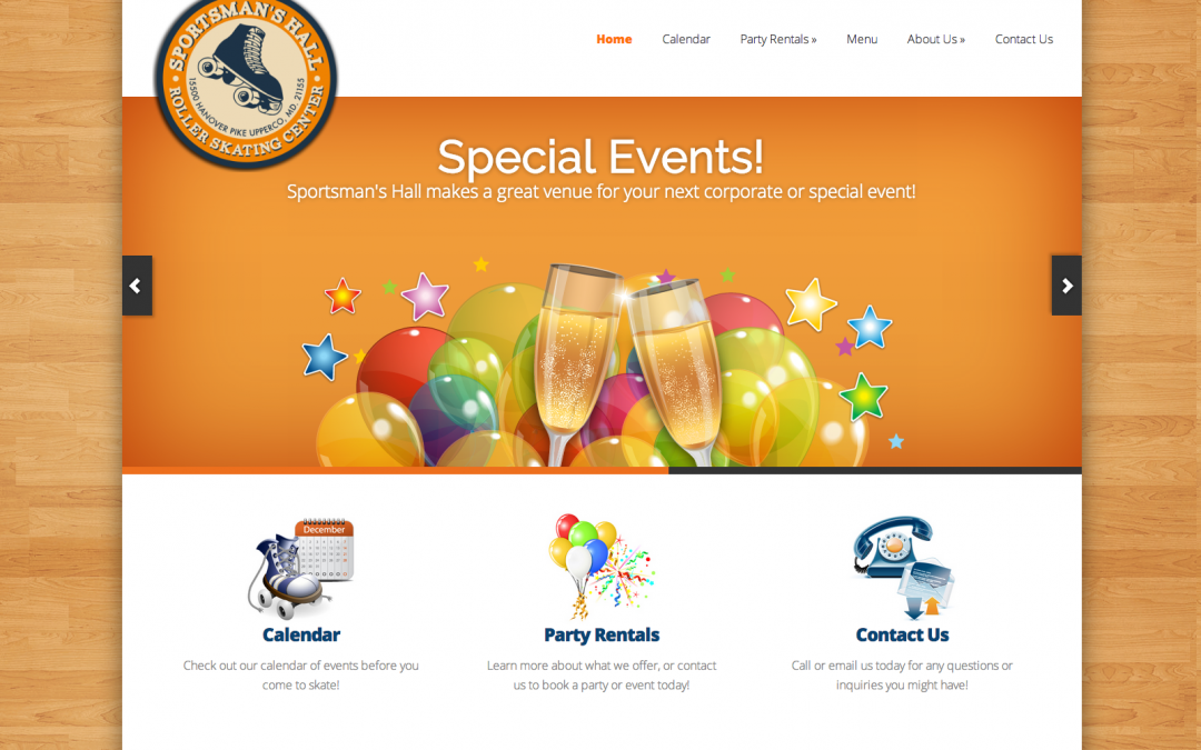 Sportsmans Hall Website